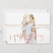 Waterverf Winter Berries en Griekenland Feestdagenkaart (Voorkant)