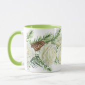 Waterverf Winter Bloemen Mok (Links)