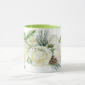 Waterverf Winter Bloemen Mok (Midden)