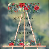 Waterverf Winter Blooms Garlands repetitie diner Acryl Bord (Neutraal)