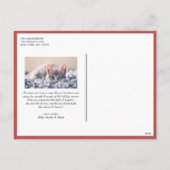 Waterverf Winter Botanicals: kerstfoto Feestdagenkaart (Achterkant)