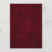 Waterverf Winter Botanische bruiloft Details Informatiekaartje (Achterkant)