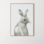 Waterverf Winter Bunny Geslacht Neutrale kamer Dec Poster