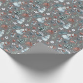 Waterverf Winter Cadeaupapier (Hoek)