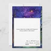 Waterverf Winter Camping Paar Kerstfoto Feestdagenkaart (Achterkant)