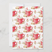 Waterverf Winter Cookies en Cocaca Birthday Kaart (Achterkant)