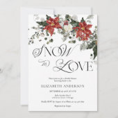 Waterverf Winter Floral Vrijgezellenfeest Kaart (Voorkant)