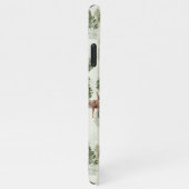 Waterverf Winter Forest Seamless Pattern iPhone Hoesje (Rechterkant)