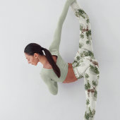 Waterverf Winter Forest Seamless Pattern Leggings