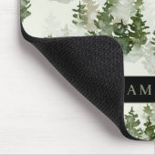 Waterverf Winter Forest Seamless Pattern Muismat (Hoek)