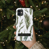 Waterverf Winter Green Seamless Pattern Case-Mate iPhone Case