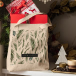 Waterverf Winter Green Seamless Pattern Tote Bag<br><div class="desc">Waterverf Winter Green Seamless Pattern</div>