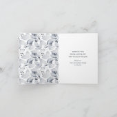 Waterverf Winter Greenery Foto Merry Kerstmis Feestdagen Kaart (Binnen)