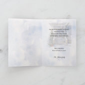 Waterverf Winter Home Kerstmis Groeten Feestdagen Kaart (Binnen)