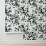 Waterverf Winter Katoenen Pine Christmas Behang<br><div class="desc">U kunt dit ontwerp aanpassen door de optie Ontwerp bewerken te kiezen. Je kunt ook overstappen op andere objecten. Neem contact met mij op via colorflowcreations@gmail.com of gebruik de chatoptie bovenaan de pagina als u dit ontwerp op een ander product wilt hebben of hulp nodig hebt bij dit ontwerp. Ik...</div>