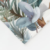 Waterverf Winter Katoenen Pine Christmas Fleece Deken (Hoek)