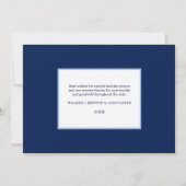 Waterverf Winter Lake Holiday Flat Card Kaart (Achterkant)