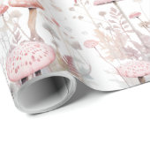 Waterverf Winter Magische Herten Cadeaupapier (Rol Hoek)