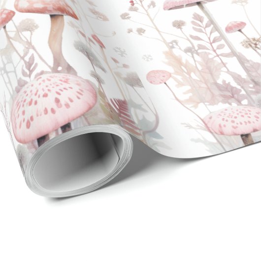 Waterverf Winter Magische Herten Cadeaupapier (Rol Hoek)