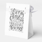 Waterverf winter met Kerstmis Bedankdoosjes (Achterkant)