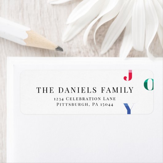 Waterverf Winter Red Joy Etiket (Insitu)