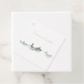 Waterverf Winter Scene Bedankjes Labels (In situ)