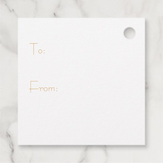 Waterverf Winter Scene Bedankjes Labels (Achterkant)