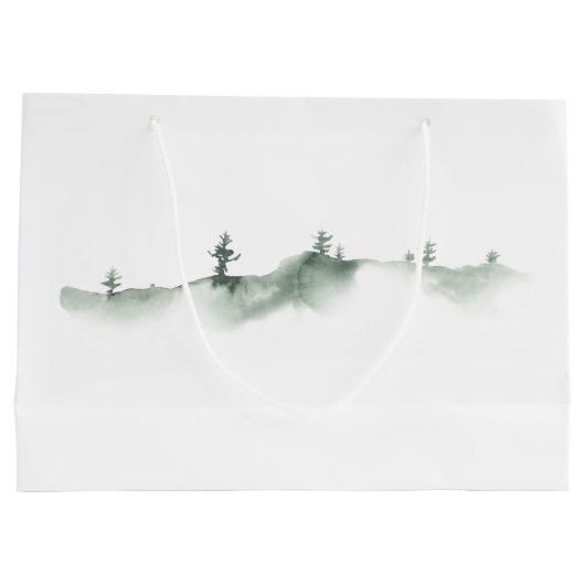 Waterverf Winter Scenes Groot Cadeauzakje (Achterkant)