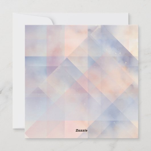 Waterverf Winter Sneeuw Landschap Gelukkig Nieuwja Feestdagenkaart (Achterkant)