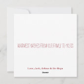 Waterverf Winter Sneeuw Scene Kerstdagen Kaarten (Achterkant)