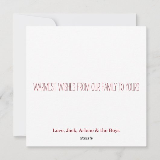 Waterverf Winter Sneeuw Scene Kerstdagen Kaarten (Achterkant)