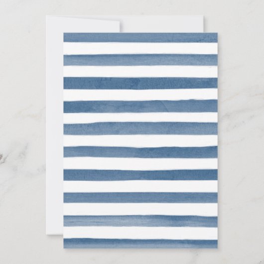 Waterverf Winter Sneeuwscène Kerstlunch Kaart (Achterkant)