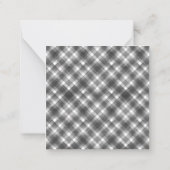 Waterverf Winter Snowy Landscape gepersonaliseerd Notitiekaartje (Achterkant)