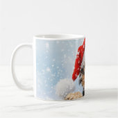 Waterverf Winter Wonderland Santa Puppy Koffiemok (Links)