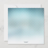 Waterverf Winter Wonderland Weddenschap Kaart (Achterkant)