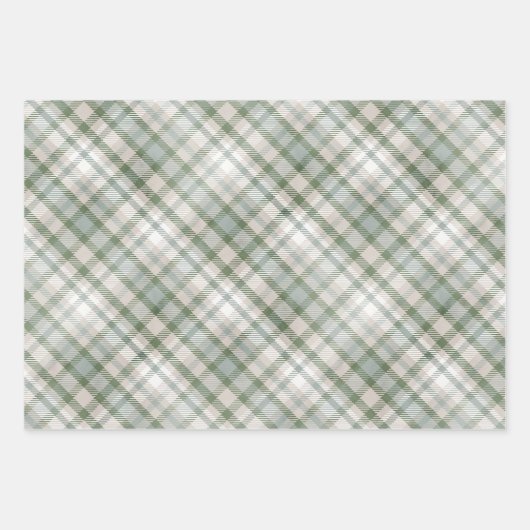 Waterverf Winter Woodland Kerstdeer Inpakpapier Vel (Voorkant 2)