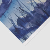 Waterverf winterbergen - losbladig weefselpapier tissuepapier (Detail)