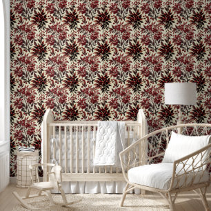 Waterverf Winterberry geometrisch Behang