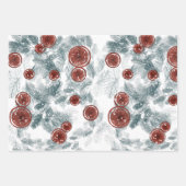 Waterverf Winterblad Inpakpapier Vel (Voorkant 3)