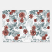 Waterverf Winterblad Inpakpapier Vel (Voorkant 2)