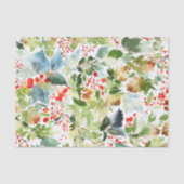 Waterverf winterbladpapier tissuepapier (Voorkant)