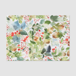 Waterverf winterbladpapier tissuepapier