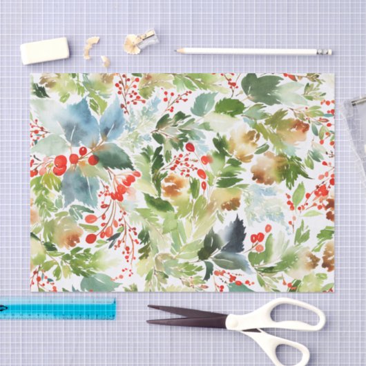 Waterverf winterbladpapier tissuepapier (Craft)