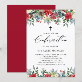 Waterverf winterbloei Bloemenbevestiging Kaart