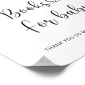 Waterverf winterboeken voor baby poster (Hoek)