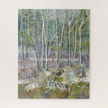 waterverf winterbos