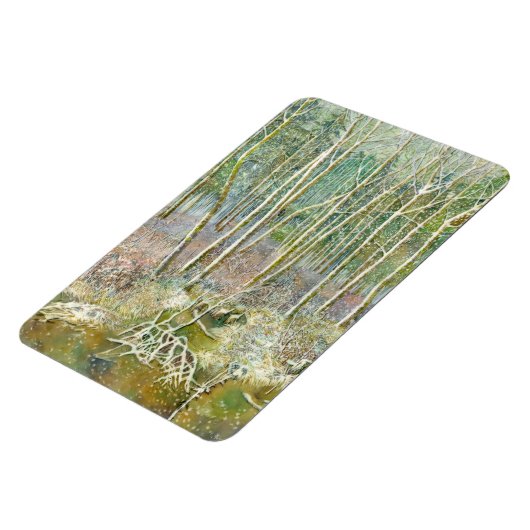 waterverf winterbos magneet (Linkerzijde)