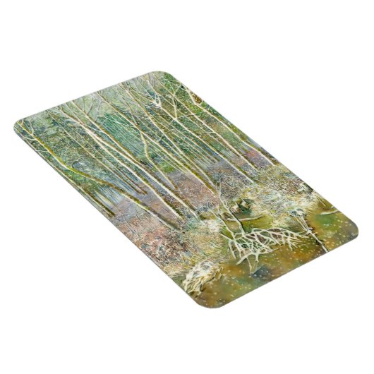 waterverf winterbos magneet (Rechterzijde)