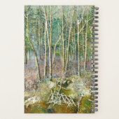 waterverf winterbos planner (Achterkant)