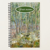waterverf winterbos planner (Voorkant)